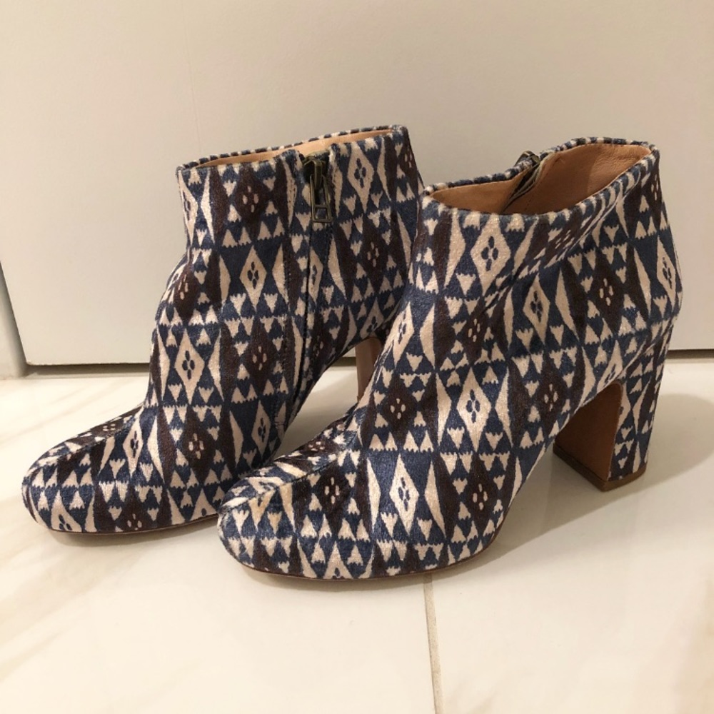 Madewell printed booties